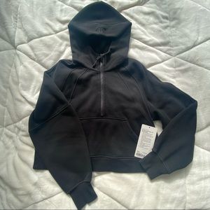 lululemon oversized half-zip scuba hoodie xs-s